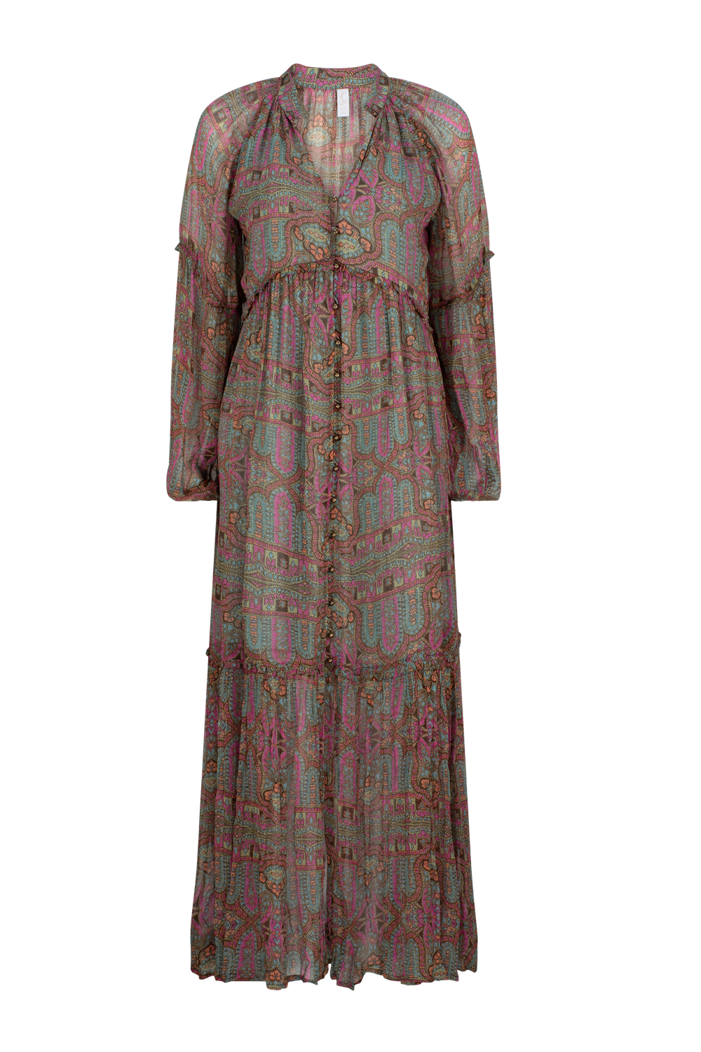 Alexandria Manda Maxi Dress - Raspberry