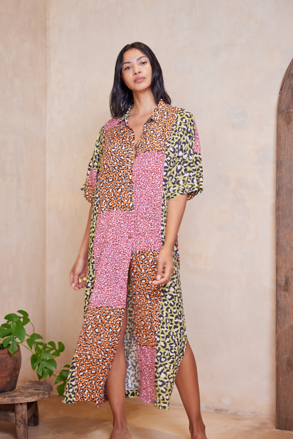 Phaedra Rosaline Shirt Dress - Desert Wattle – Tigerlily