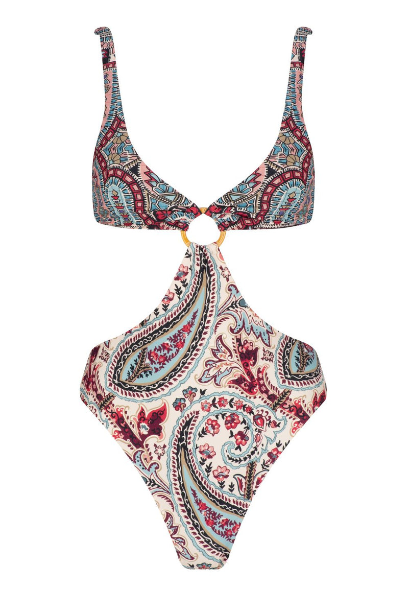 TROPICAL PAISLEY ONE PIECE