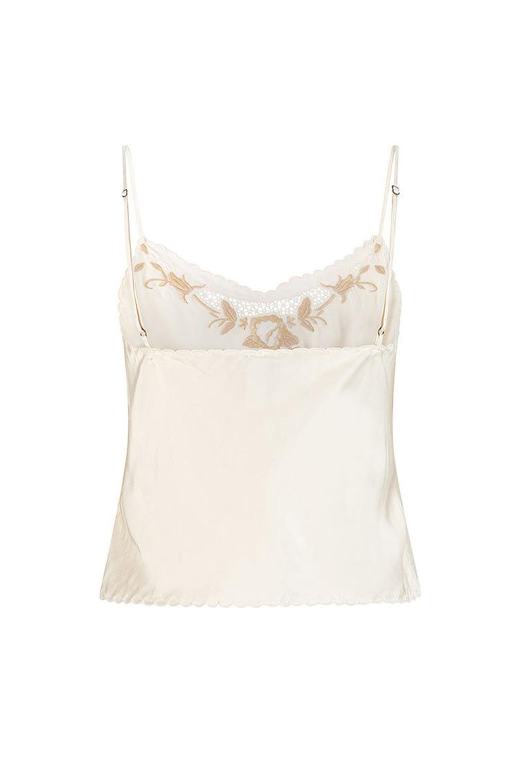 Santa Teresa Estella Scalloped Neck Cami