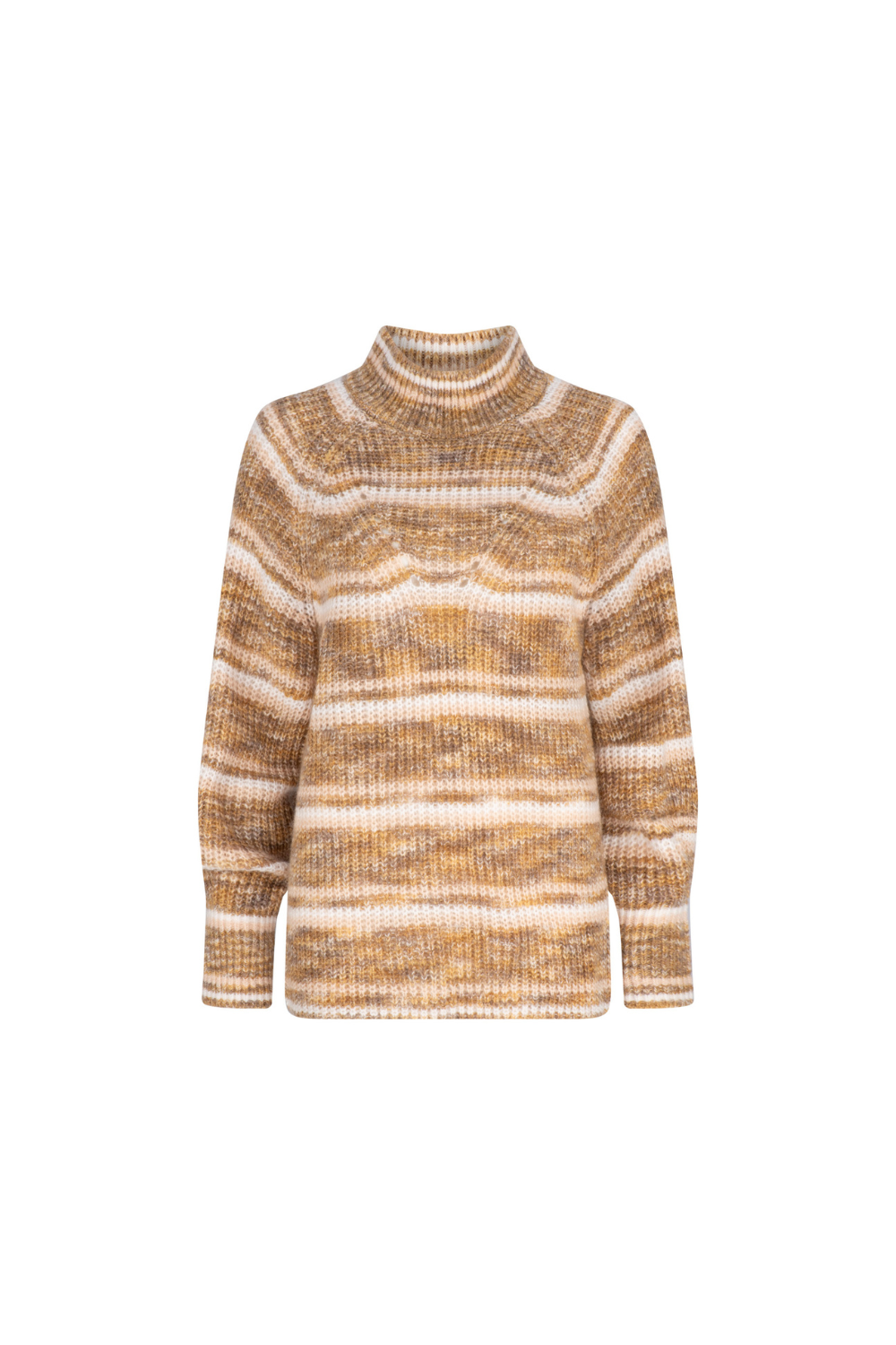 Olympia Coco Sweater - Latte Stripe