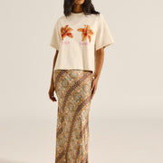 Rashida Lily Boxy Crop Tee