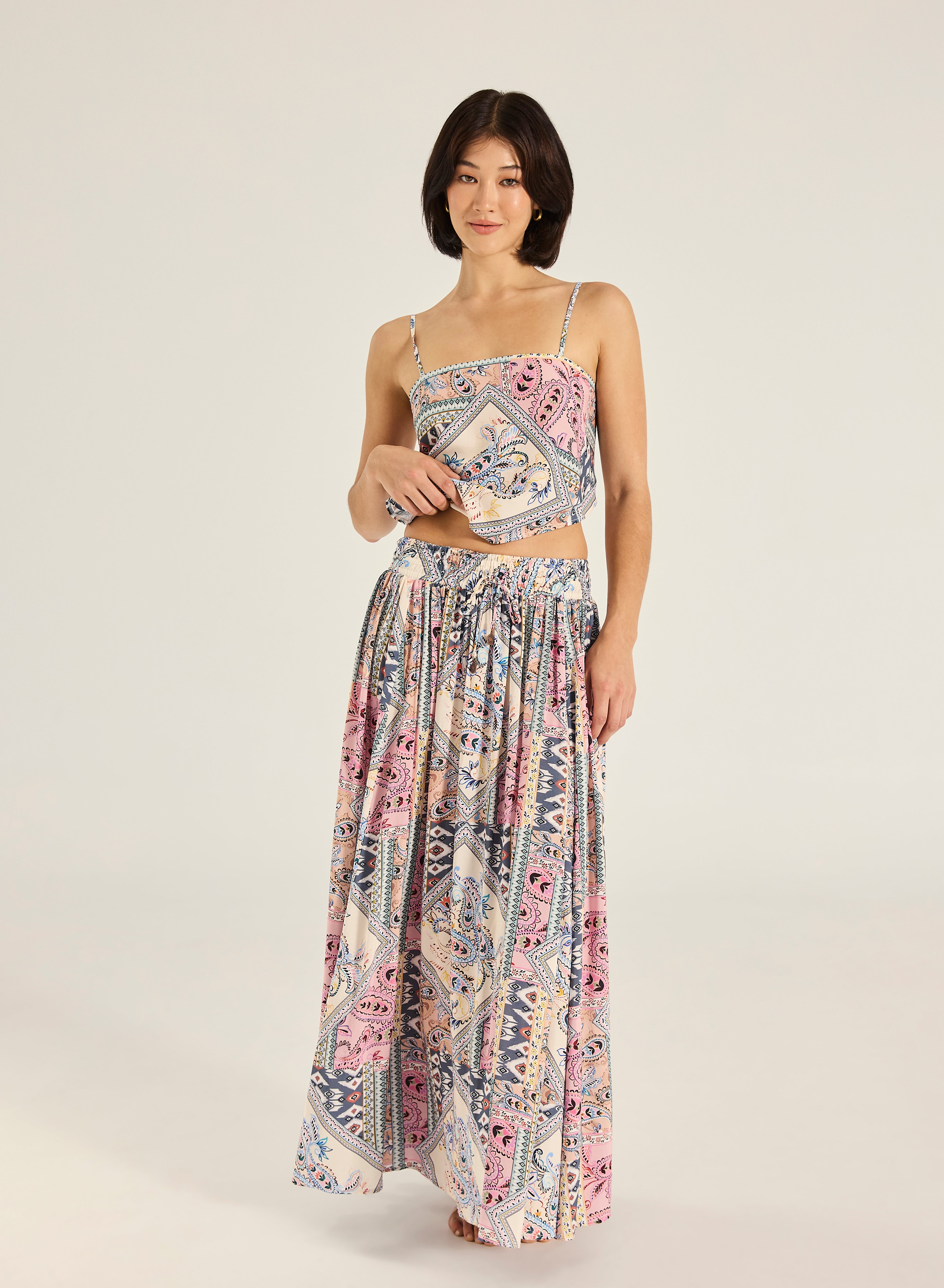 Solara Malina Maxi Skirt