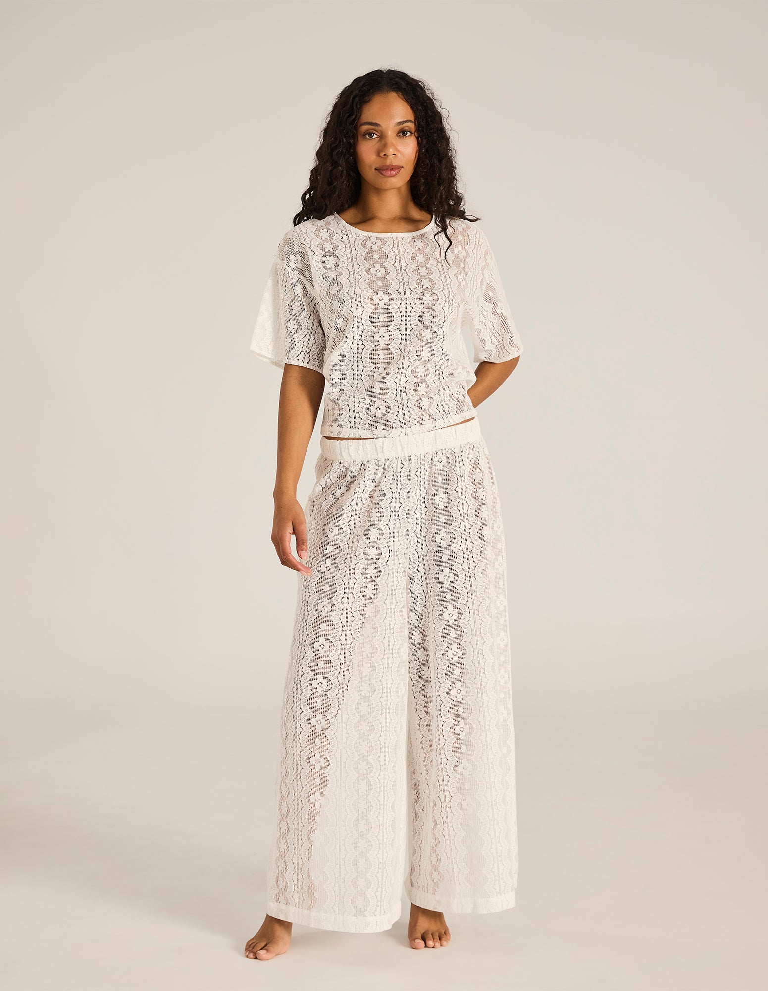 Cream Leonora Pant