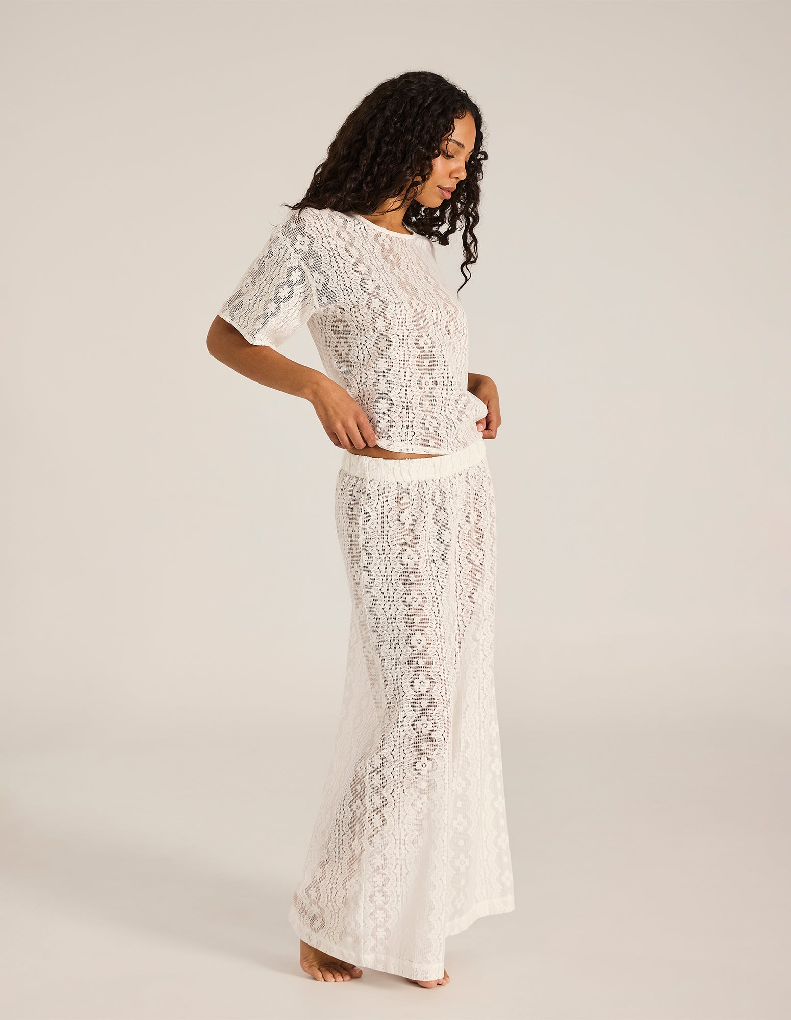 Cream Leonora Pant