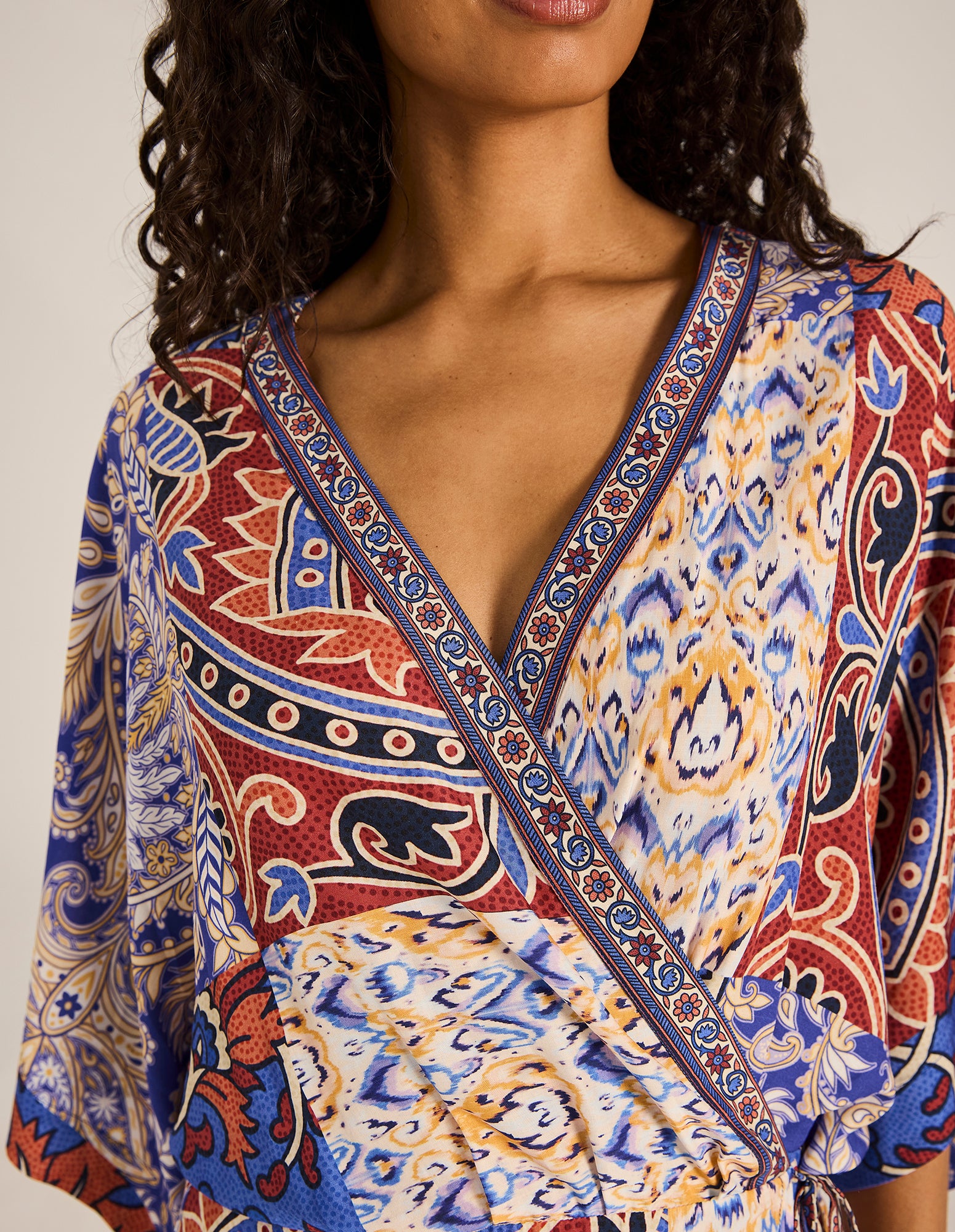 Azura Tali Mini Wrap Dress