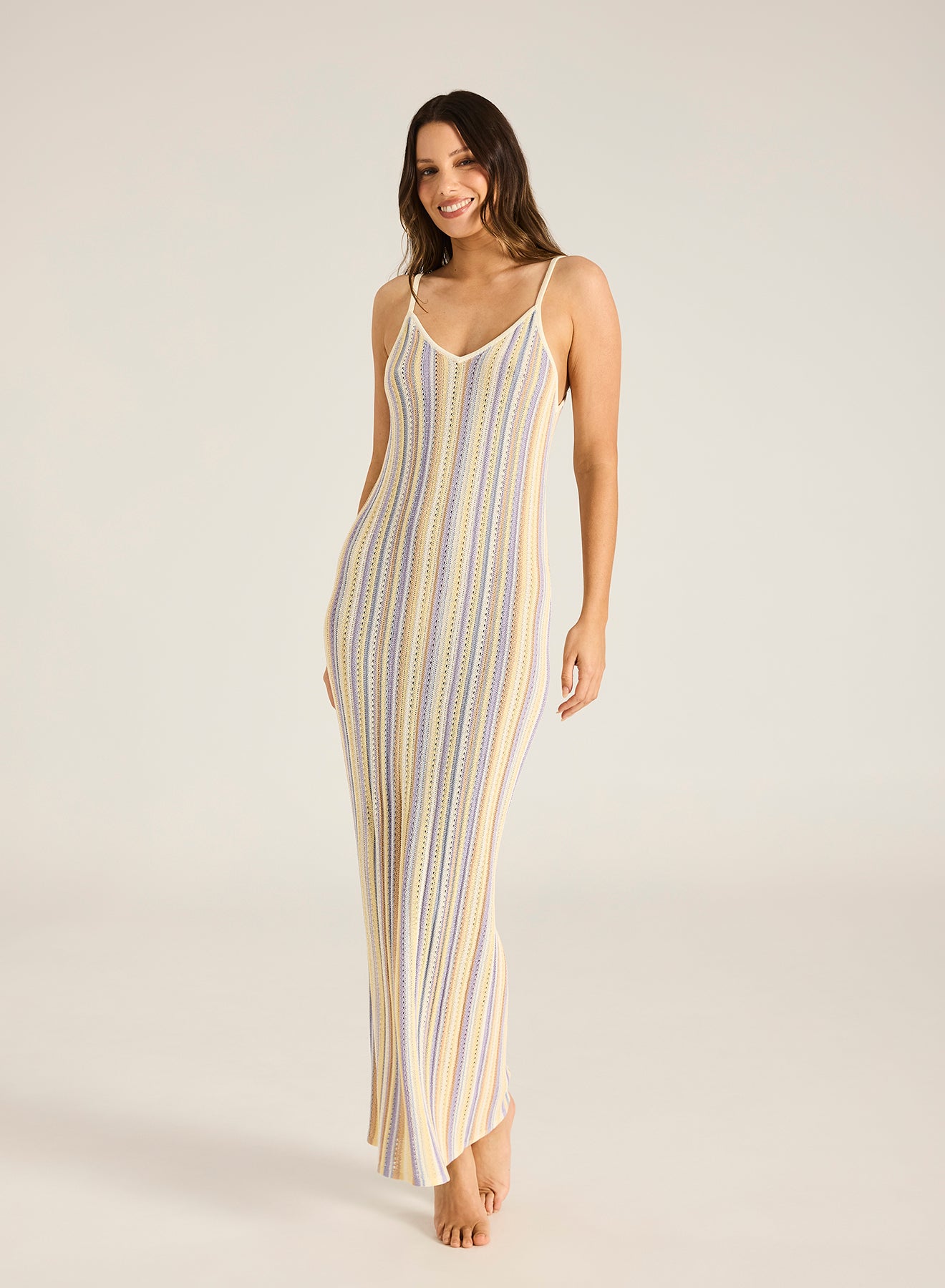 Anara Berry Maxi Dress