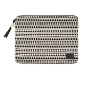 Shyla Laptop Bag 16 Inch - Black and White Loom