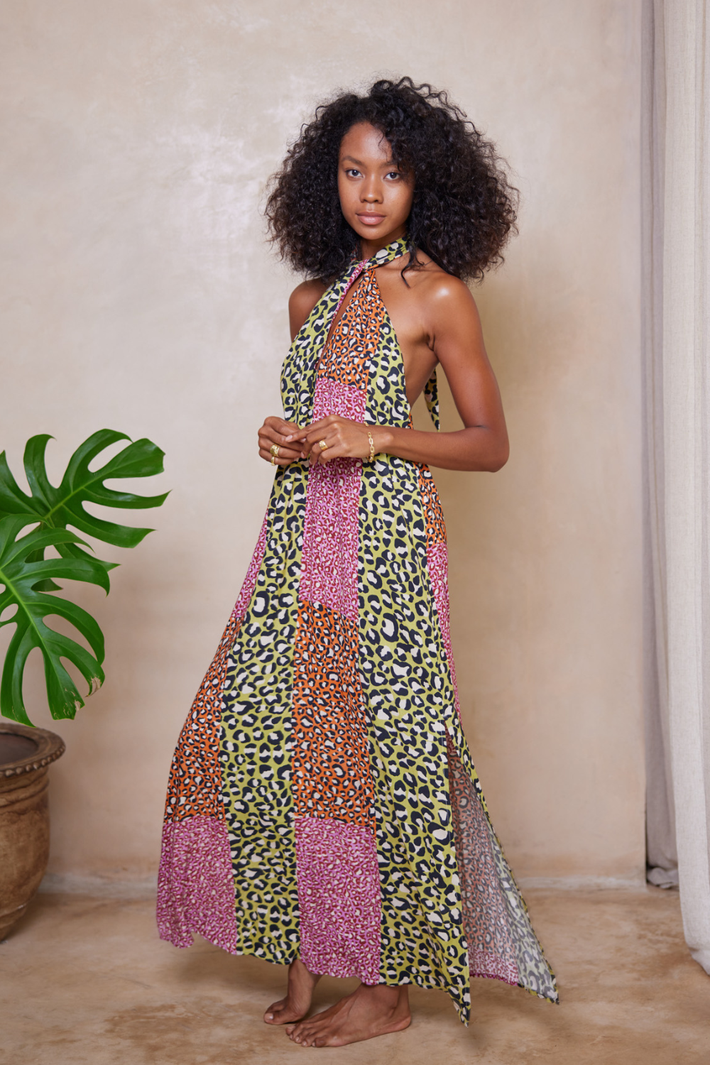Phaedra Tilly Maxi Dress Desert Wattle Tigerlily