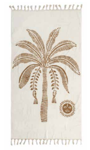 Palm Towel - Coconut Sand