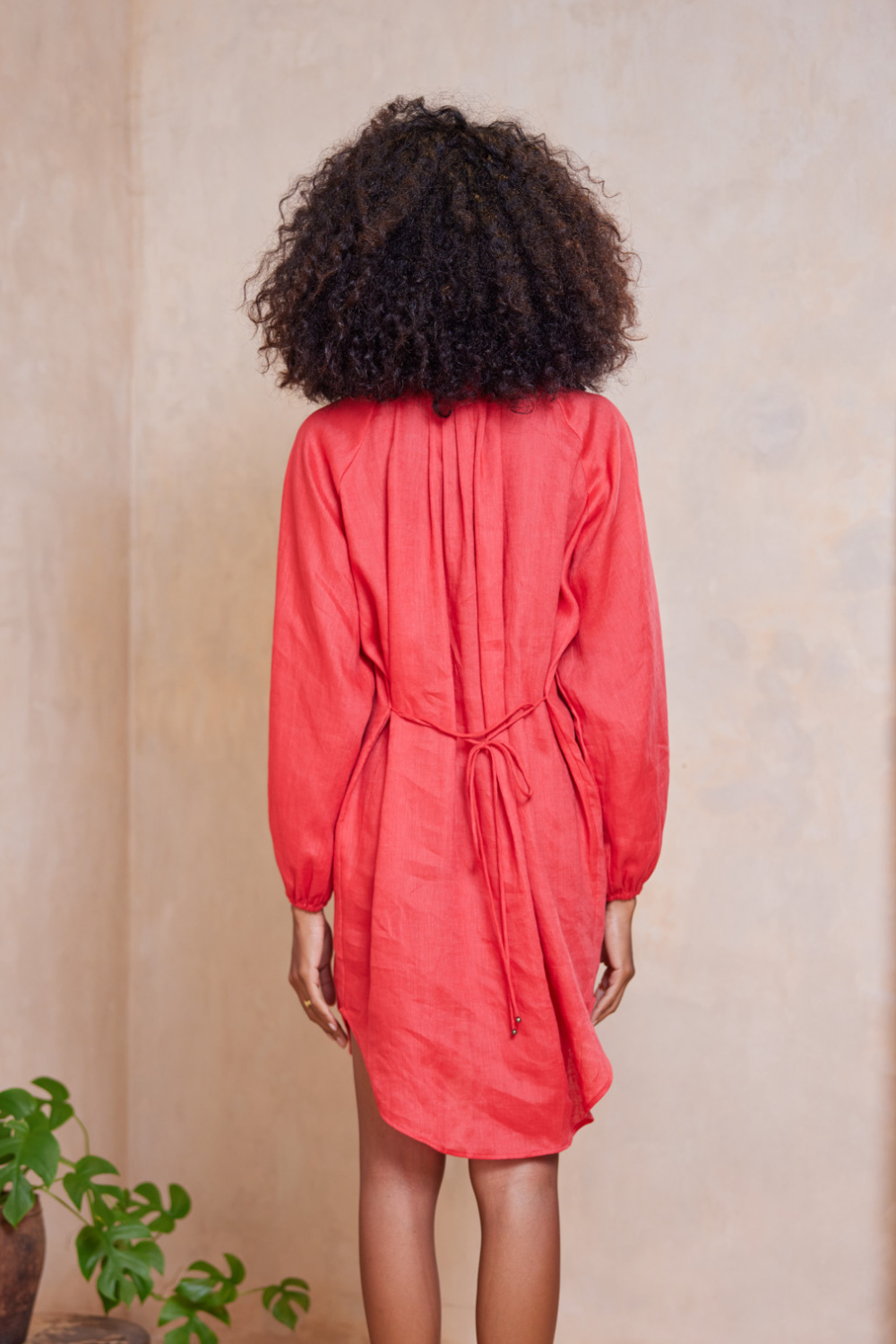 Pre-Order Isadora Lorena Shirt Dress - Watermelon