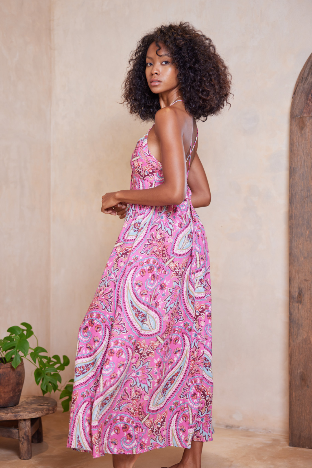 Dahleen sorbet top lace maxi dress