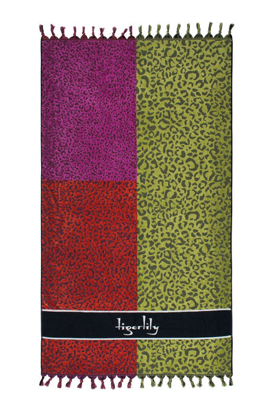 Tigerlily beach online towel