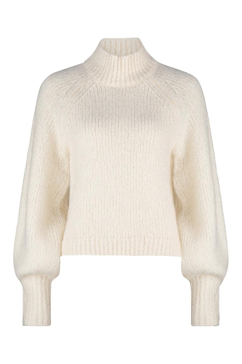 Delia Knit Sweater - Snow Cream