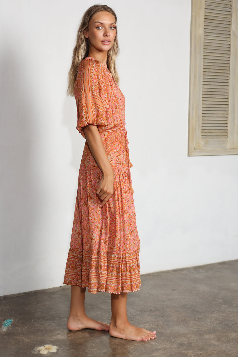 Tigerlily midi outlet dress