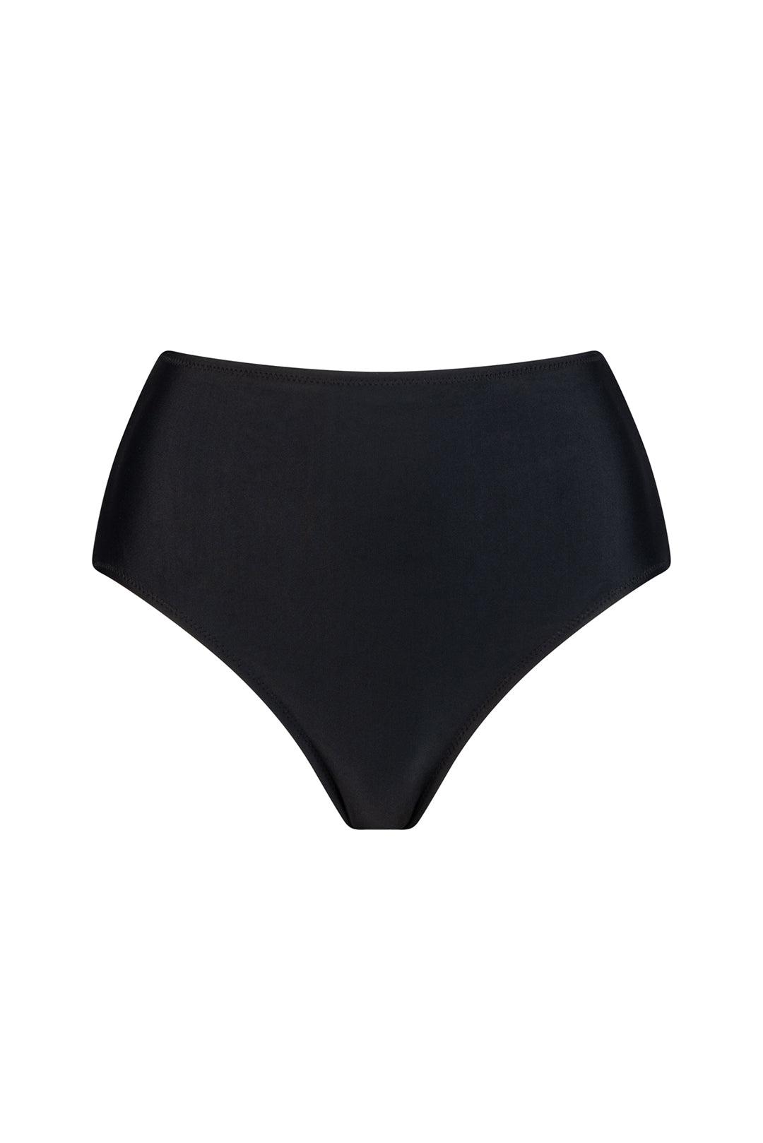 Tigerlily Ava Corset Bikini Bottom - Black-Tigerlily