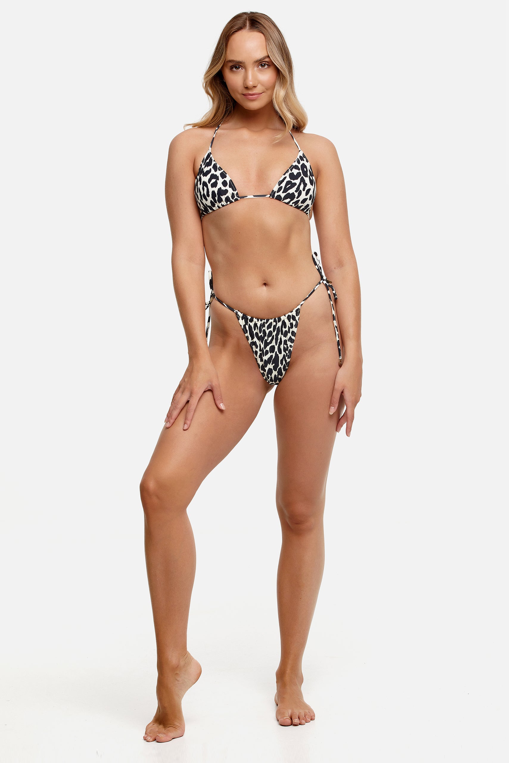 Kamika High Argentina Bikini Bottom - Leopard